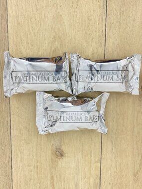 Melaleuca The Platinum Bar Luxury Bath Soap Set of 3​